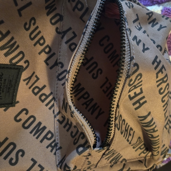 Herschel Supply Brand Tan Small Backpack with Signage - Picture 4 of 5